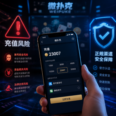 微扑克充值23007：玩家必知的三大风险与正规渠道解析