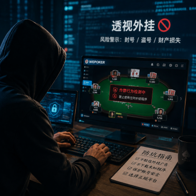wepoker能不能开挂透视？资深玩家拆解真相与防坑指南