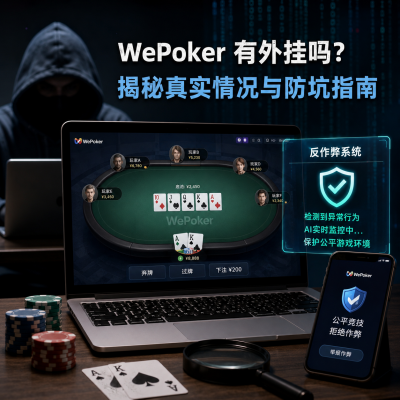 wepoker 有外挂吗？揭秘真实情况与防坑指南