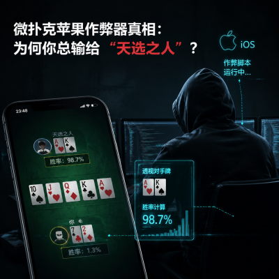 微扑克苹果作弊器真相：为何你总输给“天选之人”？