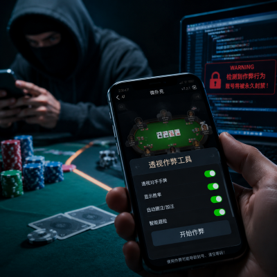 微扑克ios作弊器：你离被清空筹码只差一次下载