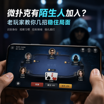微扑克有陌生人加入？老玩家教你几招稳住局面