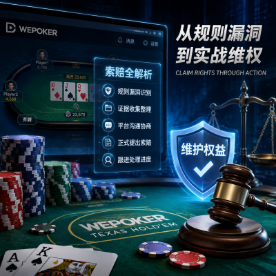 wepoker德州牛仔 索赔全解析：从规则漏洞到实战维权