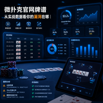 微扑克官网牌谱：从实战数据看你的漏洞在哪 |