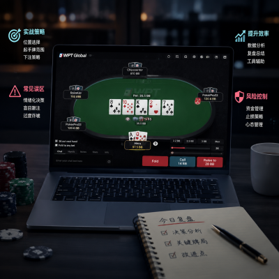 微扑克网站：线上德州扑克玩家的实战避坑与效率提升指南