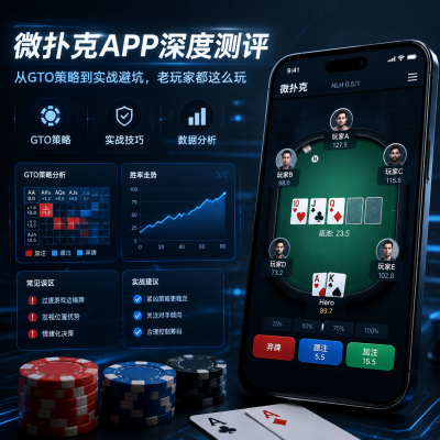 微扑克APP深度测评：从GTO策略到实战避坑，老玩家都这么玩
