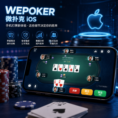 wepoker微扑克ios：手机打牌新体验，这些细节决定你的胜率