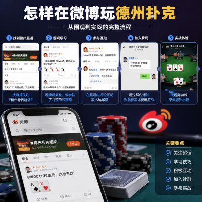 怎样在微博玩德州扑克：从围观到实战的完整流程
