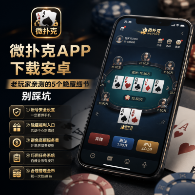 微扑克app下载安卓：老玩家亲测的5个隐藏细节，别踩坑