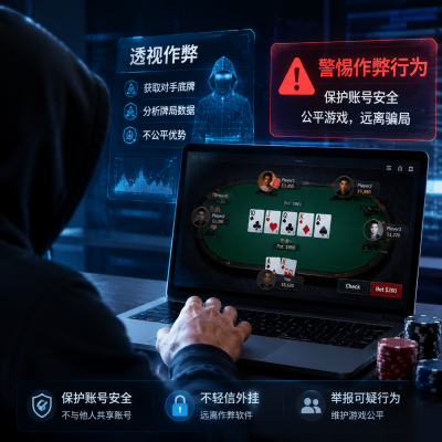 wepoker作弊透视：玩家必备的防骗指南