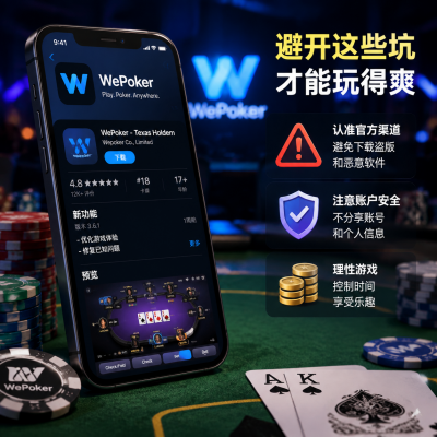 wepoker co下载：避开这些坑，才能玩得爽