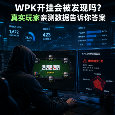 WPK开挂会被发现吗？真实玩家亲测数据告诉你答案