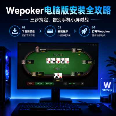 Wepoker电脑版安装全攻略：三步搞定，告别手机小屏对战